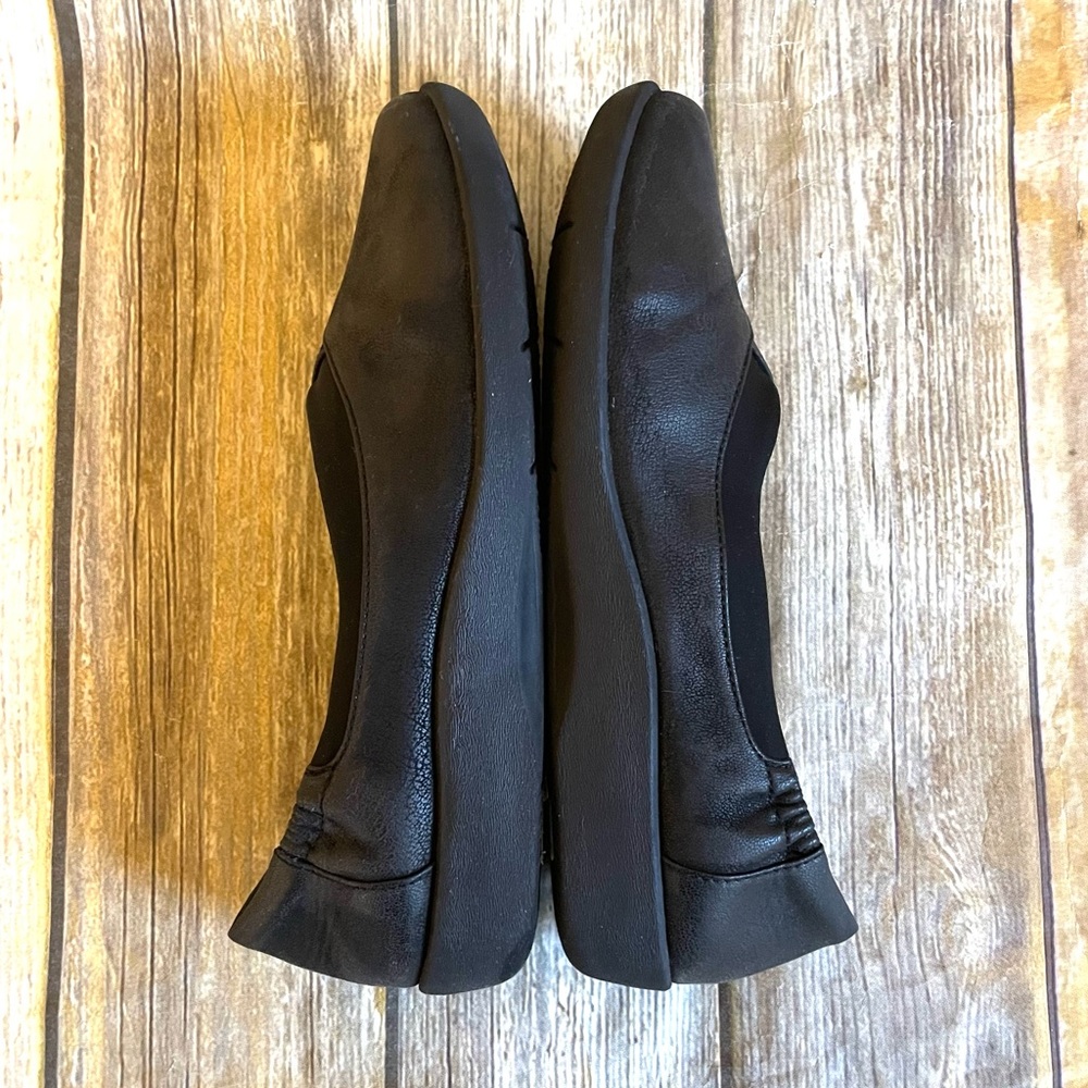 Clarks Cloudsteppers Ballet Flats Black sz 11 - Picture 2 of 15